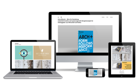 Anne Bissels - Webdesign