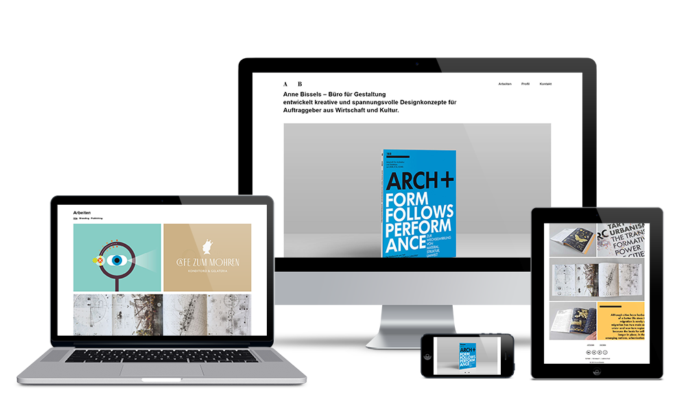 Anne Bissels - Webdesign