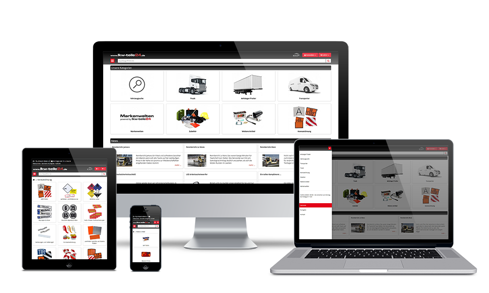 LKW-Teile24 - Webdesign - Onlineshop