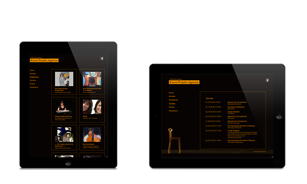 Agentur Ole Schultheis - Webdesign - Tablet