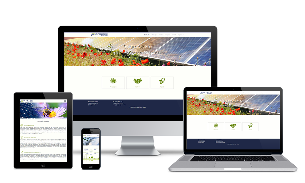 Procon-Solar - Webdesign