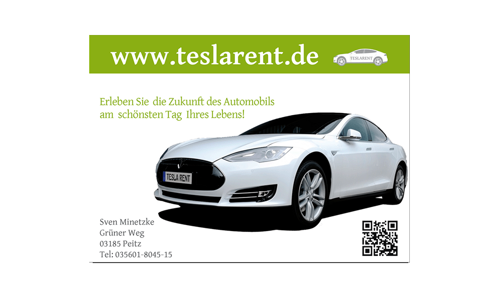 Teslarent - Flyer